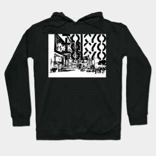 Toykyo Japan Black White Hoodie